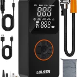 LOLSSA Cordless Electric Tire Inflator Portable Air Compressor