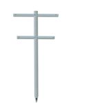 Raspberry Trellis with Adjustable Arms, Raspberry Stake, Vineyard Trellie (1-Pack)