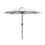 Westin Furniture 9' Patio Table Umbrella with Tilt and Crank - White
