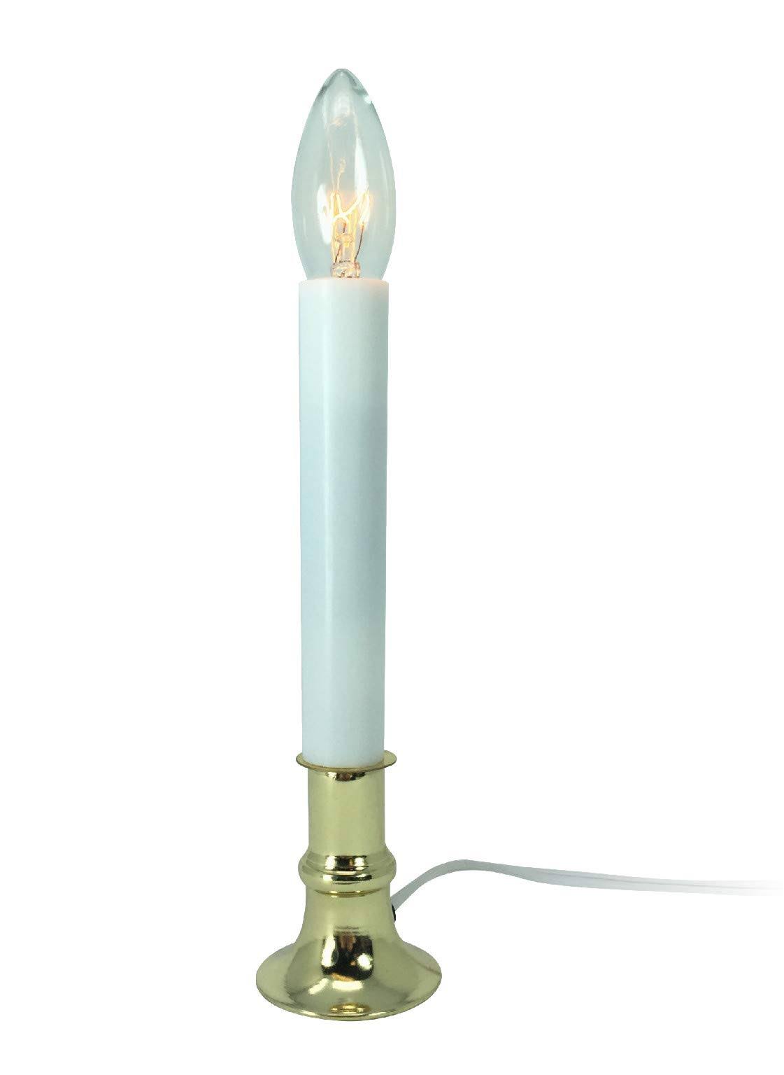 7148dc48271c20cdcfeb93f775b0ead0f8ac4d22cc2df790b38ffa4fd348a297.jpg Electric Sensor Window Candle - on at Dusk/Off at Dawn 7 Watt Bulb - Image 1