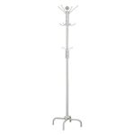Monarch Specialties White Metal Coat Rack, White