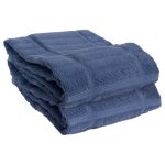 All-Clad Solid Kitchen Towel, Set of 2 - Indigo