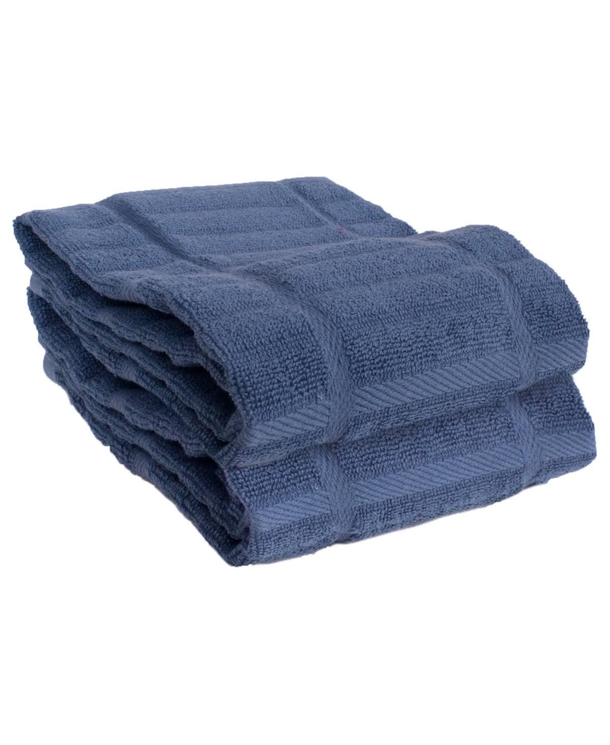 71cf964e76b3925026ef144475790946a22978c8ebfec9a31065064ab72151d7.jpg All-Clad Solid Kitchen Towel, Set of 2 - Indigo - Image 1