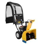 Deluxe Universal Snow Thrower Cab, Black C Fits Most Two & Three-Stage Snow Blowers, Includes Storage Pouch & Reflective Fabric
