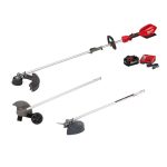 Milwaukee M18 Fuel 18V Lithium-Ion Brushless Cordless Quik-Lok String Trimmer 8Ah Kit w/M18 Fuel Brush Cutter & Edger Attachments