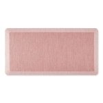 Martha Stewart Mira Modern Heathered Anti-Fatigue Air-Infused Kitchen Mat, Spice Red, 19.6"x39"