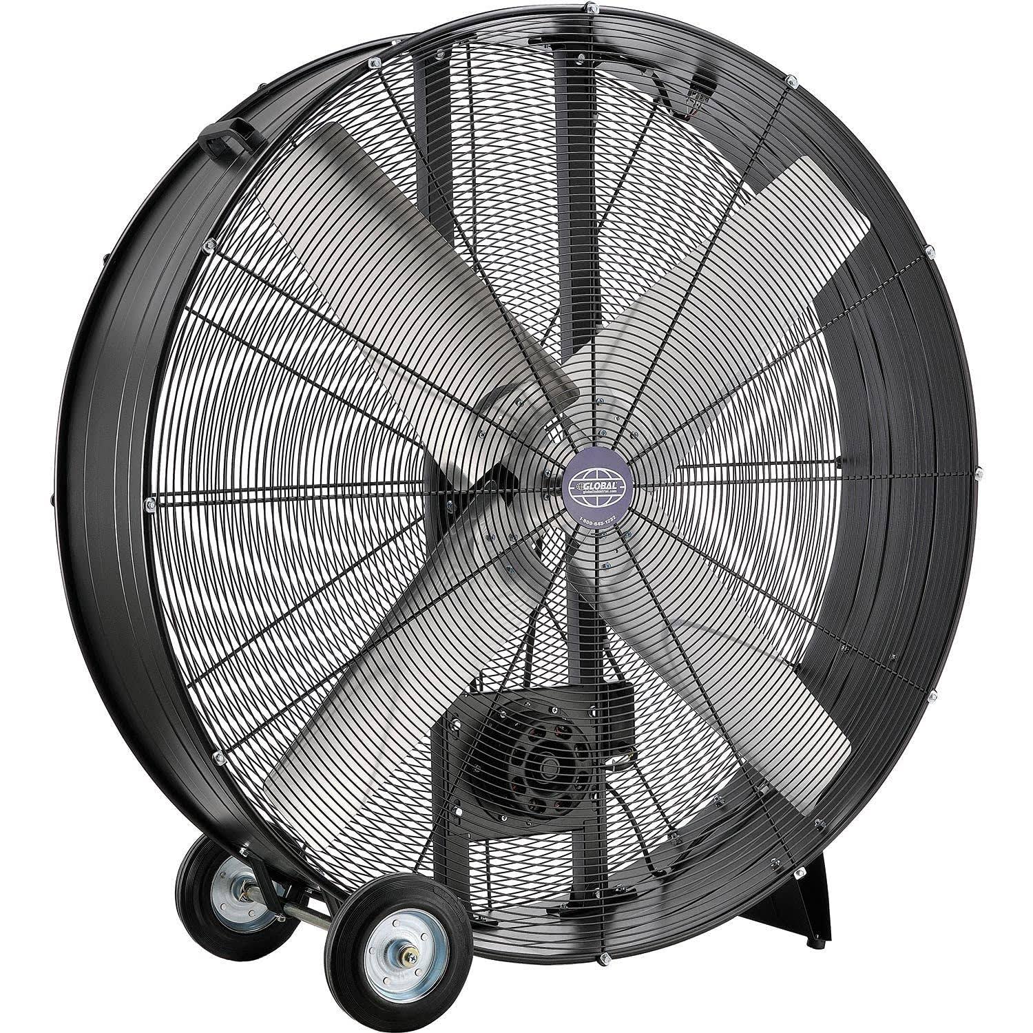 7232e25d0fa3a0b7d50cb8305c5361f0f6691da2b25cb02d192f6a61a0ce70ba.jpg Global Industrial 48" Portable Blower Fan, Belt Drive - Image 1