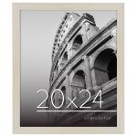 Americanflat 20x24 Poster Frame in Light Wood with Polished Plexiglass - Horizontal and Vertical Formats with Included Hanging Hardware