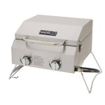 Nexgrill 2-Burner Stainless Steel Table Top Portable Propane Gas Grill