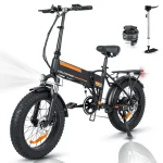 COLORWAY 750W Electric Bike for Adults, 20x4.0" Electric Bicycles with 36V/12AH Removable Battery E Bikes