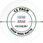 Lighting Labs 12 Pack Matte White Goof Trim Ring for 8" inch Recessed Can