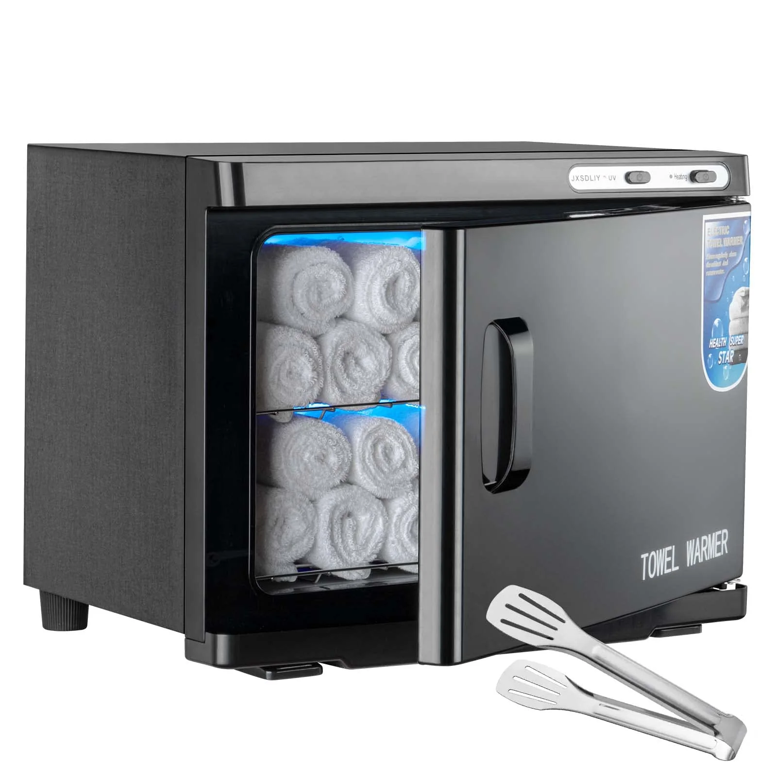 72b997d8cec5e887f6336230b4531844be5dff33e267fd66e8194d11acb8b250.webp JXSDLIY 23L Large Capacity Towel Cabinet with LED Light - Image 1