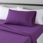 Amazon Basics Lightweight Super Soft Easy Care Microfiber Bedding Bed Sheets Bedding Plum : Twin XL