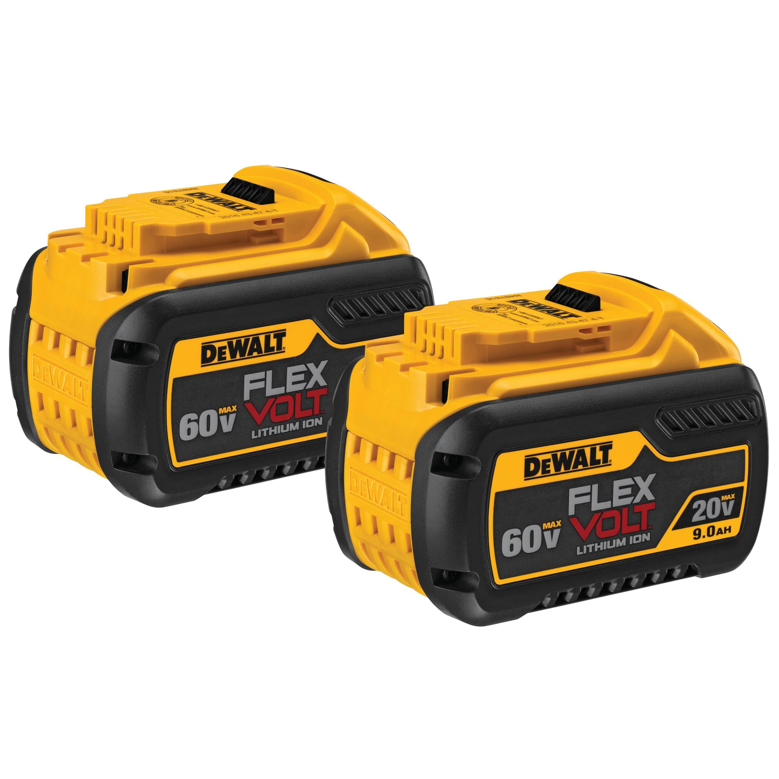 7302a1c6ffa4bf1523c6f4d1dc8c07f1b0ceaca9f3f101783d48c3916354ddb5.jpg DeWalt DCB609-2 20V/60V Max FLEXVOLT 9.0Ah Battery - 2/Pack-Instock - Image 1