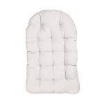 27 x 44 Sunbrella Egg Chair Cushion in Canvas Natural