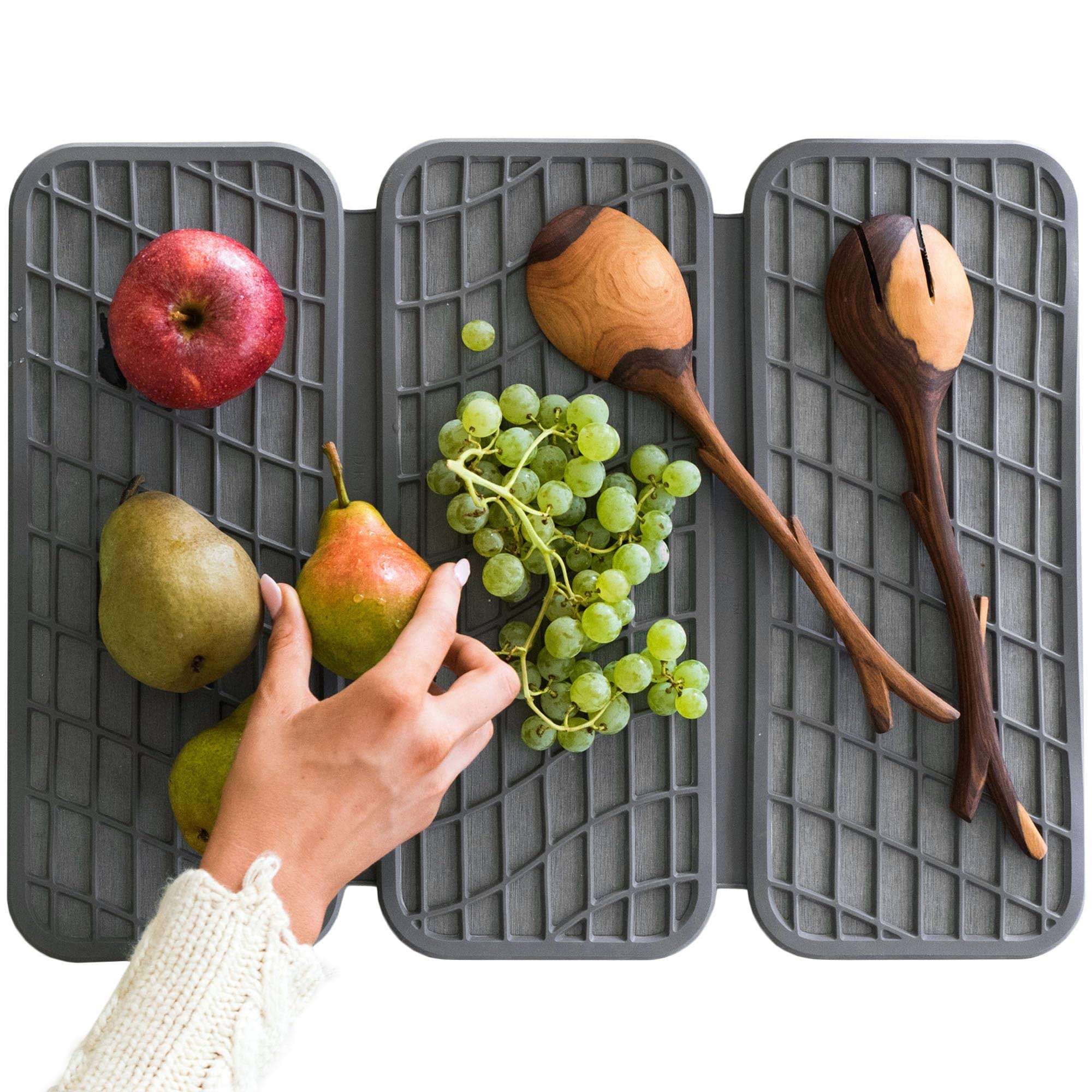 7399c860840feb46d2fc0ed7d13e4e30027e242f11b9573b342282a507bdd93a.jpg Dorai Instant Drying Kitchen Dish Pad Slate - Image 1