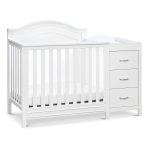 Davinci Charlie 4 - in - 1 Convertible Mini Crib & Changer in White