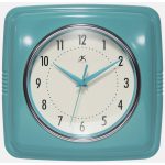 Orrwell Square Wall Clock Color: Turquoise