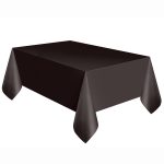 Way to Celebrate! Black Plastic Party Tablecloth, 108in x 54in, Size: 108 inch x 54 inch
