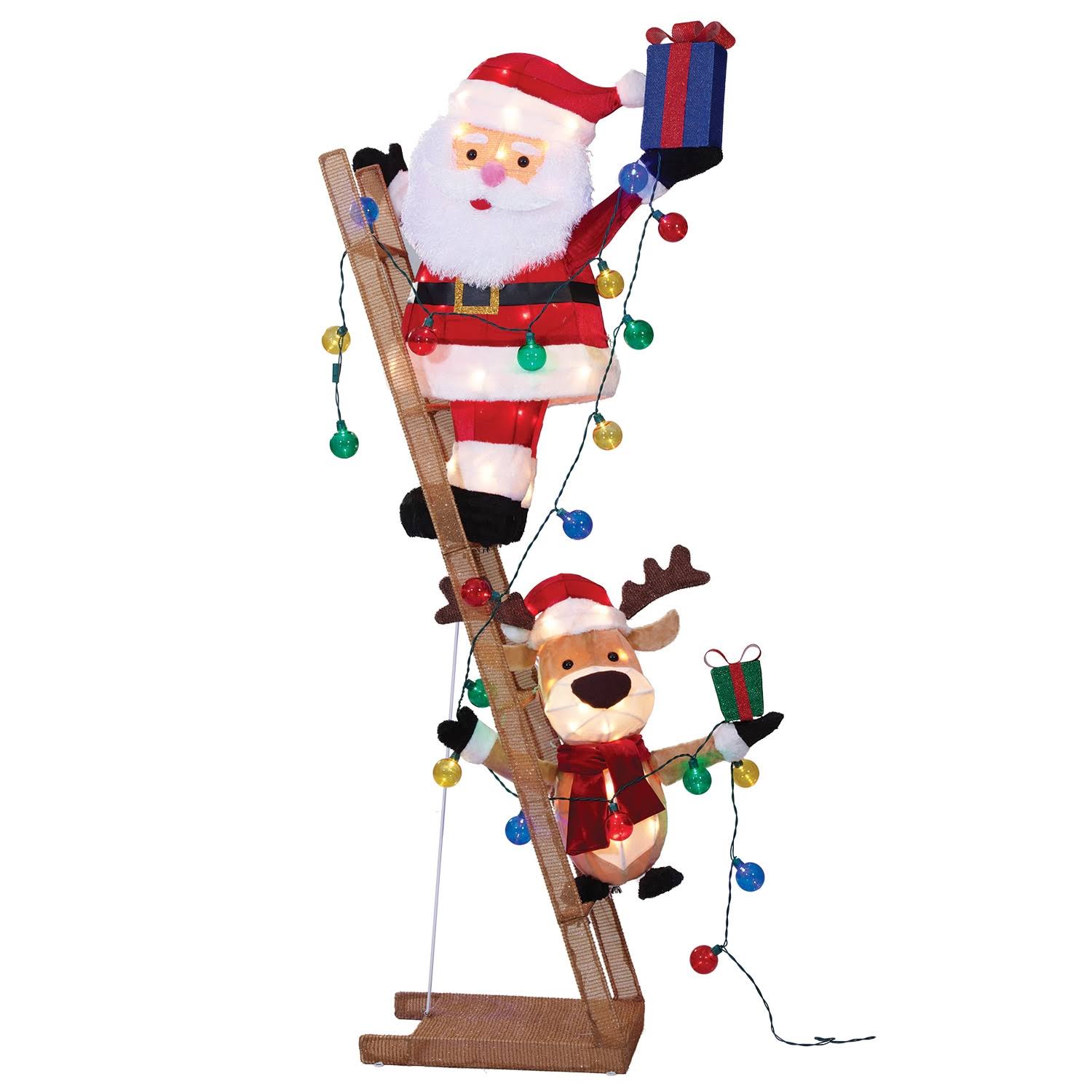 Holiday Living Santa Light with Clear Incandescent Lights | ES69-224 - 66 in