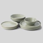 Fable Base Dinnerware Set in Beachgrass Green