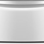 15.5" Laundry Pedestal with Chrome Handle and Storage Drawer XHPC155XW - White x