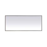 Piche inch LED Mirror with Adjustable Color Temperature 3000K/4200K/6400K Mercury Row Finish: Black, Size: 30" x 72"