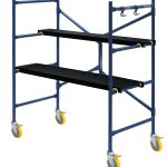 Werner Steel Adjustable Rolling Scaffold with 500-lb Capacity NPS-48.