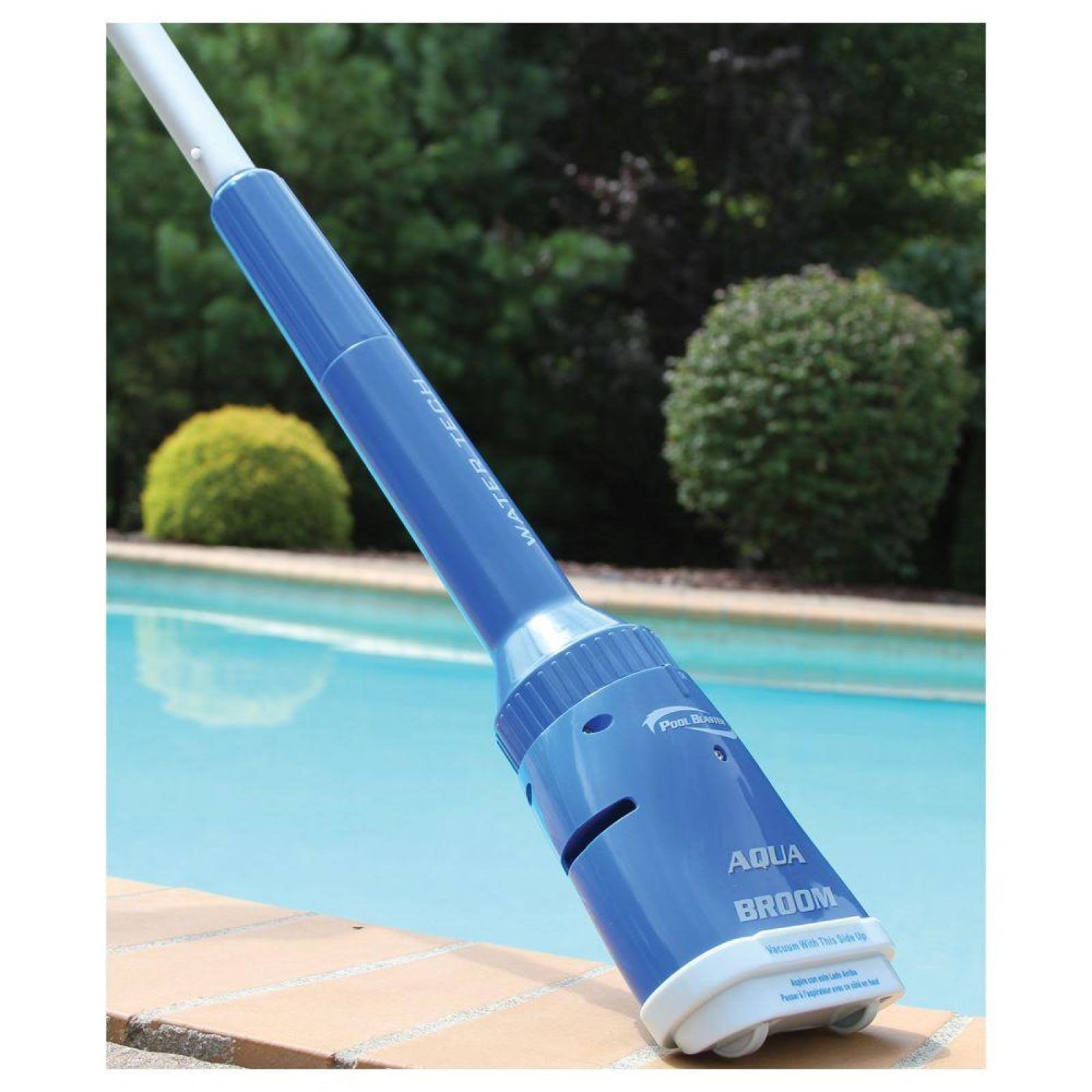 746c8733bf23bbb1df796f86a273e8768730ad6452907a597e260f28d3ed8749.jpg Water Tech Pool Blaster Aqua Broom Pool Cleaner, Blue - Image 1
