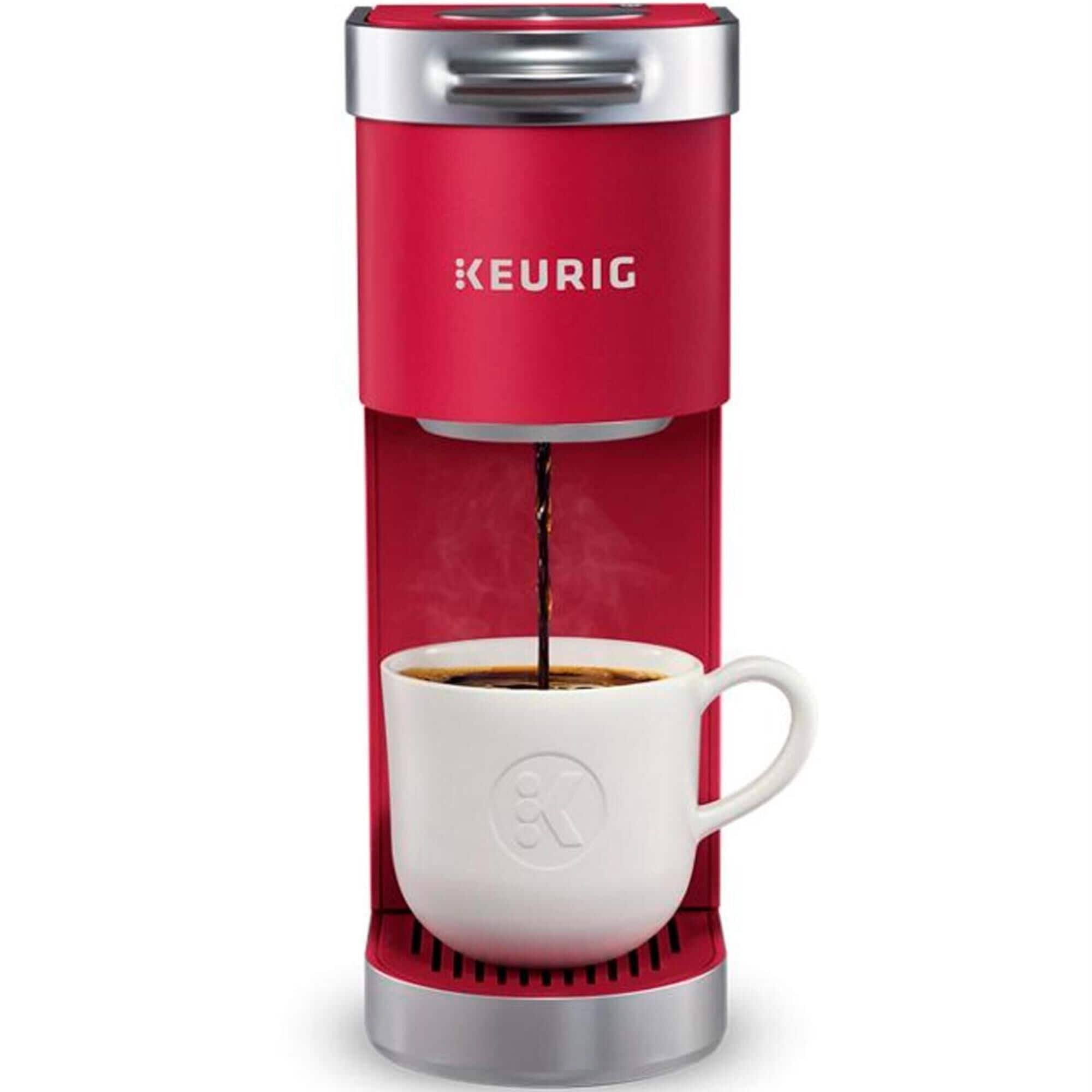 746e86537212787149156a6b6585a5e8b9ae8c7fda2e898fd8861a568b367ac7.jpg Keurig K-Mini Plus Single Serve K-Cup Pod Coffee Maker, Cardinal Red - Image 1