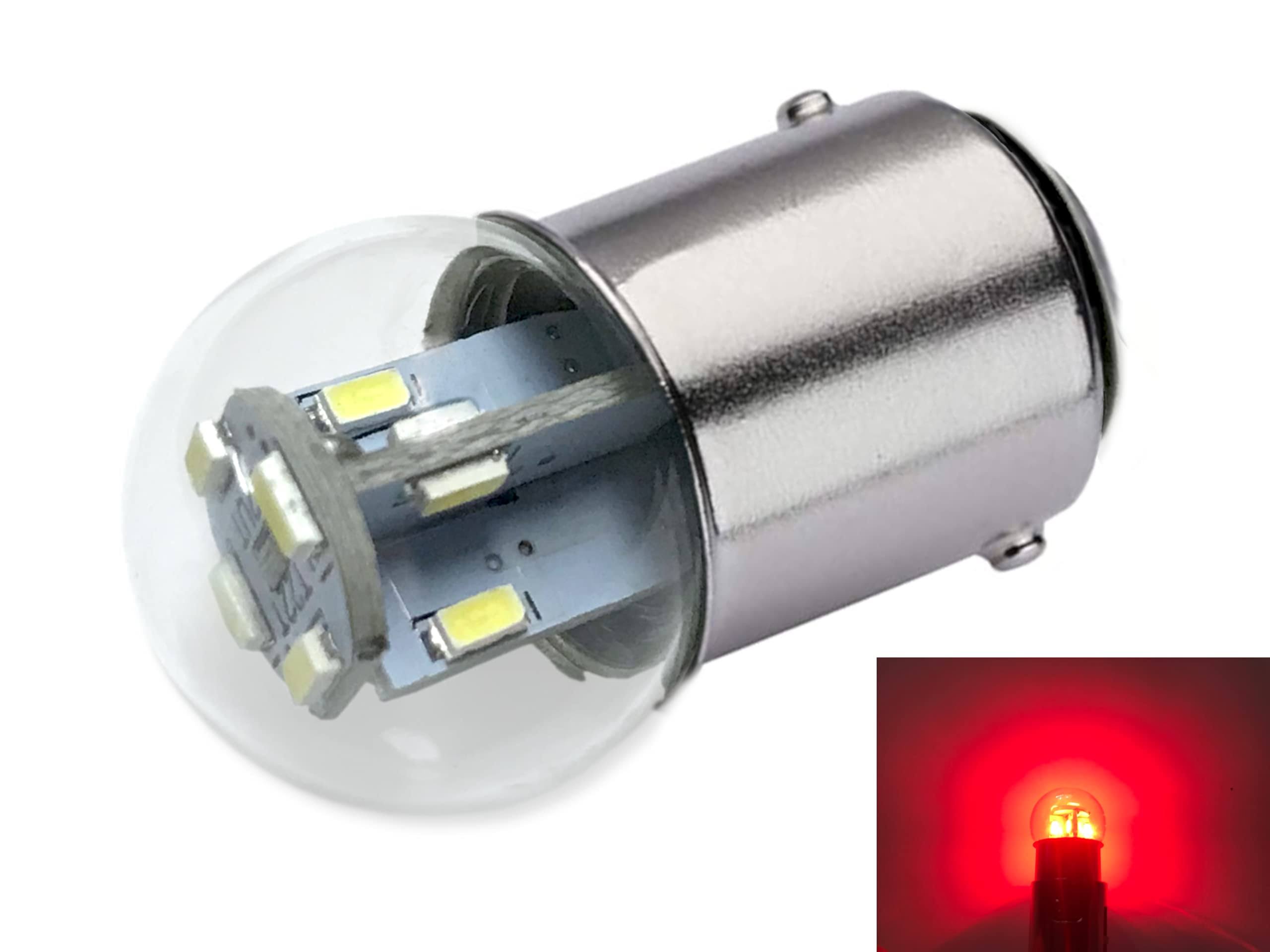 748407b3bfb8a23778aa7ee3cfda48610597895e73dcc80d23d7ef995fe12777.jpg #90 Miniature Bulb LED Replacement | 12/14 Volt AC/DC | Base Style: BA15D | Repl - Image 1