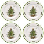 Spode Christmas Tree Melamine Dinner Plate, Set of 4