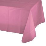Amscan International Plastic Tablecover, New Pink