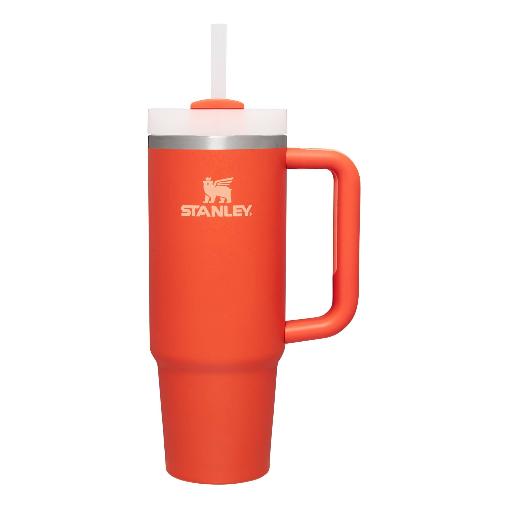 74c03ceddddeb21cc6efb2c84ff1dd124351ab52a13b141c4e9255298eeced8a.jpg Stanley Quencher H2.0 FlowState Tumbler | 30 oz, Tigerlily - Image 1