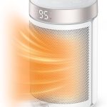 Dreo Space Heaters for Indoor Use, Portable Heater with Thermostat, 1-12H Timer, Eco Mode and Fan Mode, 1500W PTC Ceramic Fast S