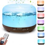Fimilo 500ml Upgraded Water Scent Diffuser Oil Diffuser with Remote Control for Large Room Home Office CarAromatherapy Fragrant Oil Air Humidifier