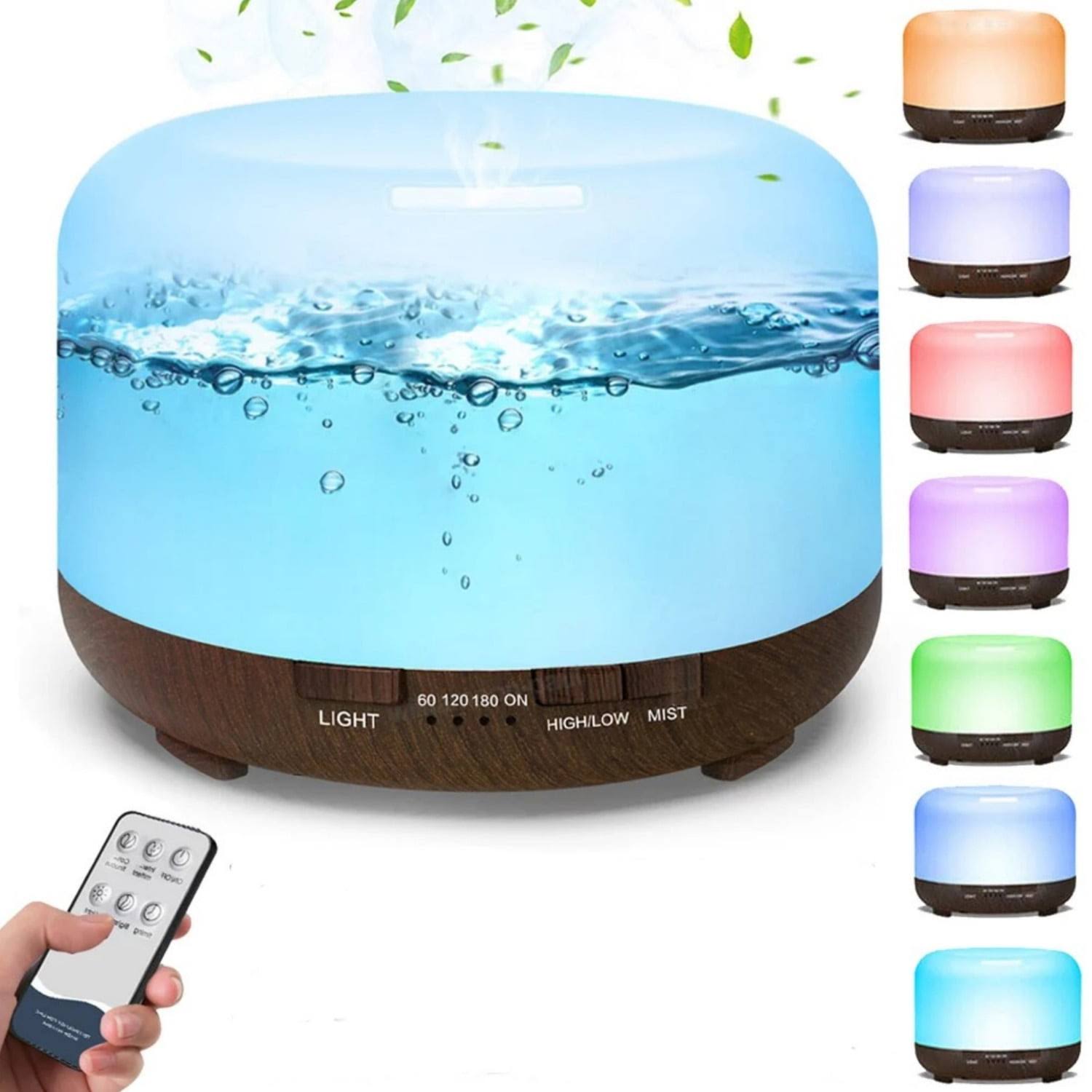 7501e468d726f55c8cb66de6ea203f0acb1efa56861d06ab47236b7879f93745.jpg Fimilo 500ml Upgraded Water Scent Diffuser Oil Diffuser with Remote Control for Large Room Home Office CarAromatherapy Fragrant Oil Air Humidifier - Image 1