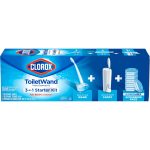 Clorox Original Cleaning System, Toiletwand, Storage Caddy, 6 Refill Heads (Package May Vary)