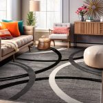Abstract Gray Area Rug Ebern Designs Rug Size: Rectangle 5'3" x 7'3"