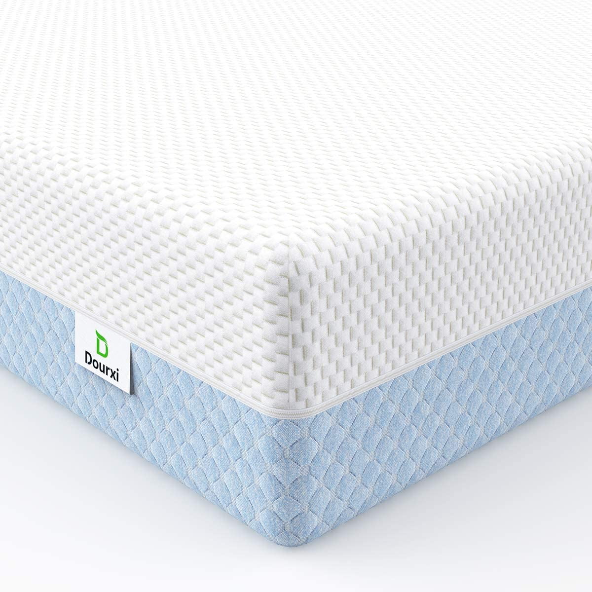 75b0638b3fd0aeca56b4aba31b18b8cb9b98eabf5b419315dbbeafd68b037833.jpg Dual Sided Crib and Toddler Mattress. 6 inch 2-in-1 Foam Baby Mattress for Standard Full Size Crib. with Removable Washable Cover - Image 1