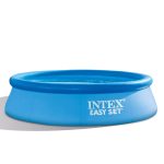 Intex 10' X 30 Easy Set Above Ground Inflatable Kids Round Swimming Pool, Blue