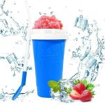 Slushie Maker Cup - Quick Frozen Magic Cup, Double Layers Slushie Cup, DIY Homemade Squeeze Icy Cup, Fasting Cooling Make and Serve Slushy Cup for