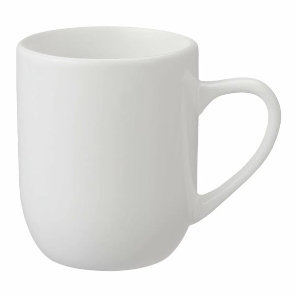 76253d19bbaa9add186afd550bcdb71d1e57dc1d8722c64c5efc68318f19c6c5.jpg Mainstays Glazed Stoneware Mug - White - 12 oz - Image 1