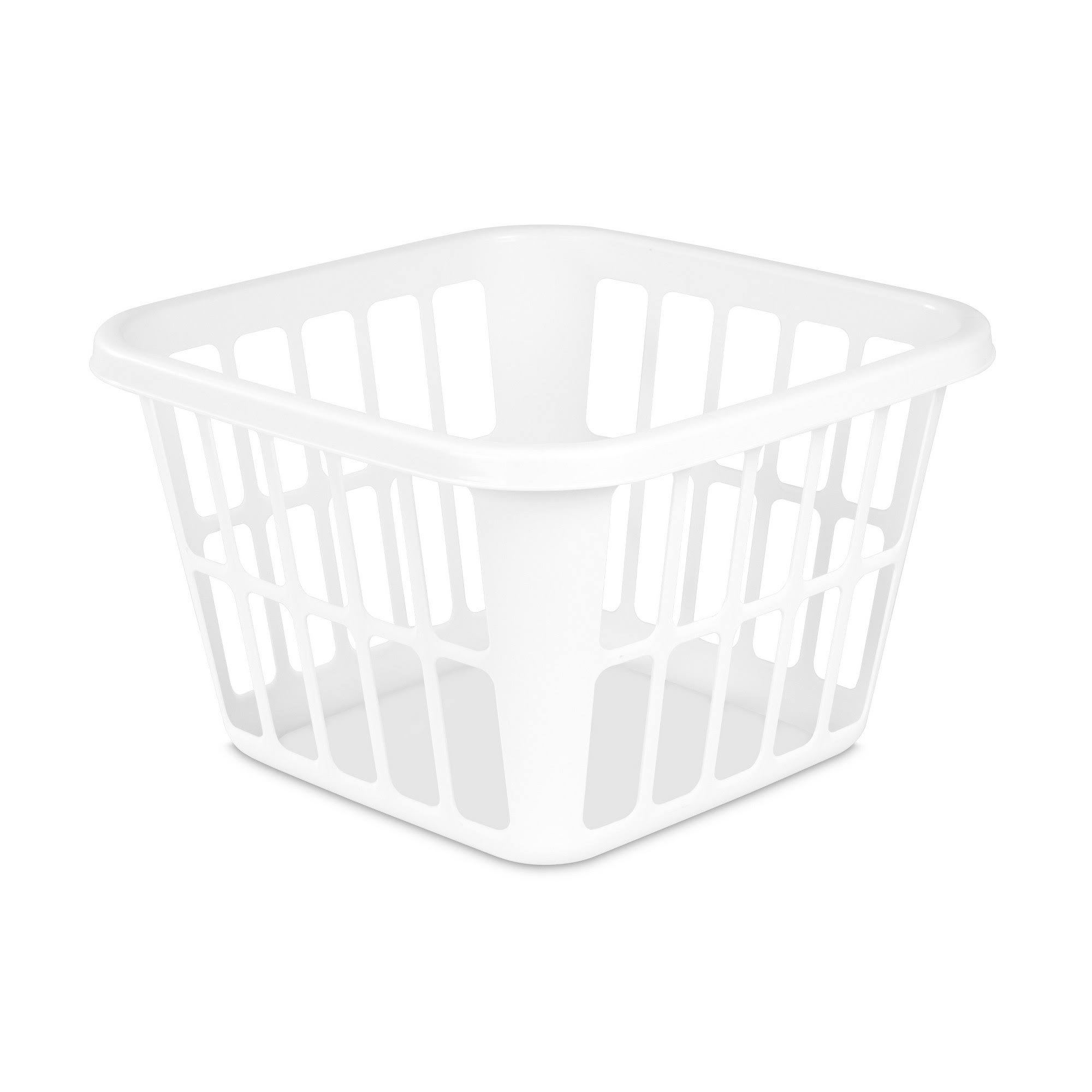 7630b1f31a5812ff49eb6d65f3a59d83a8a2087e9622714df7863c227a16b504.jpg 1.25bu Laundry Basket White - Brightroom - Image 1