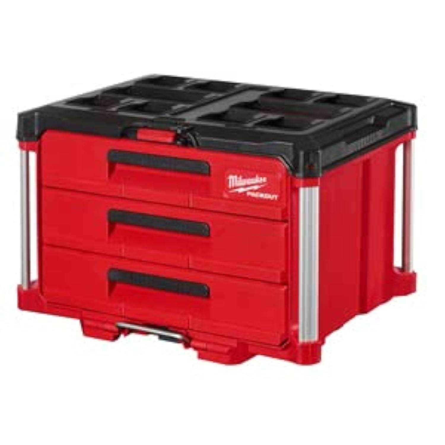 765f5d36b76bc9d8ab07c5dc00dd05b3a368d09734129edc4300c630ad618d2e.jpg Milwaukee PACKOUT 3-Drawer Tool Box - Image 1