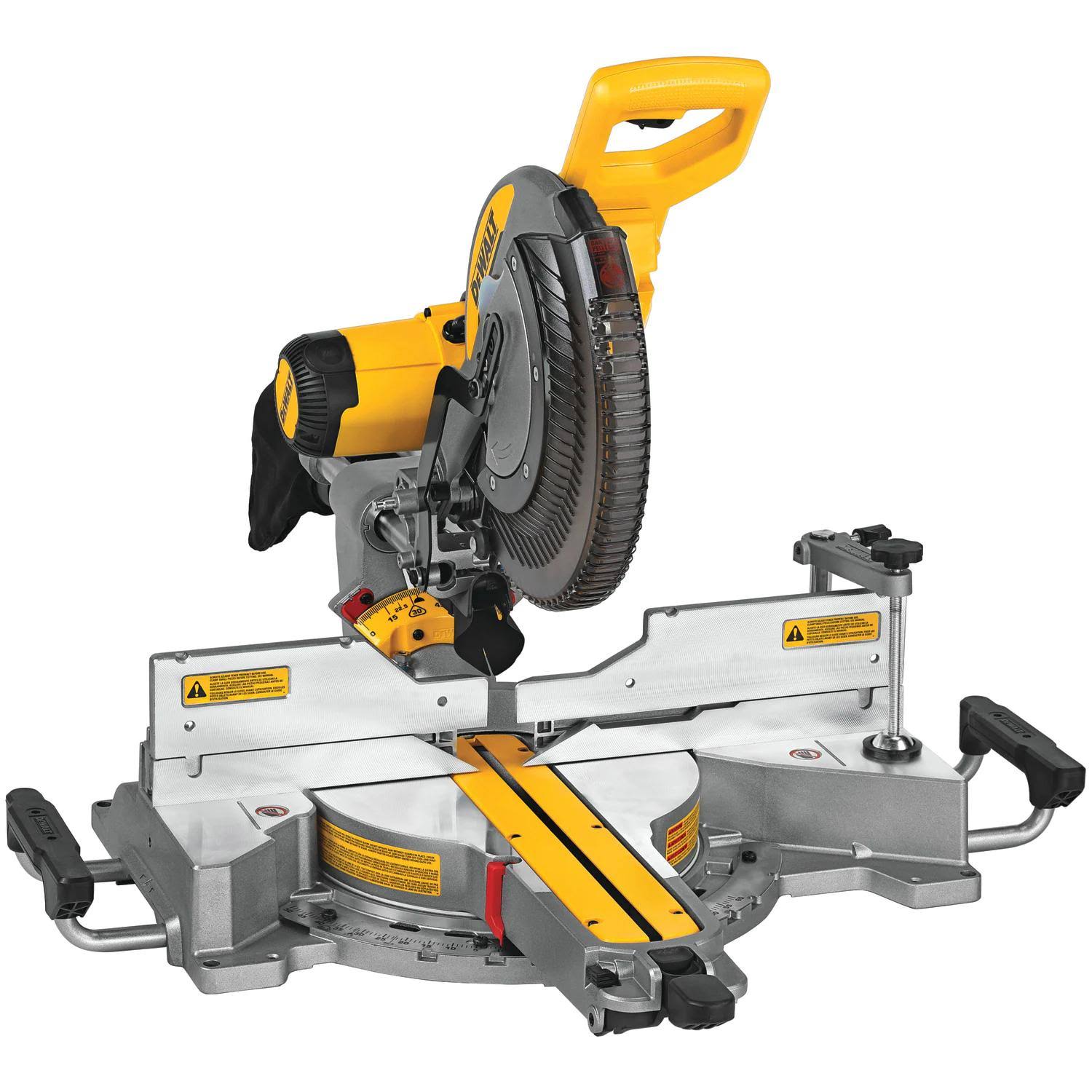 766035a2415b080c779356926d00b04930a7b66599b760a04251b930d61fce5d.jpg DeWalt 12 in. Double-Bevel Sliding Compound Miter Saw - Image 1