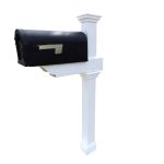 Zippity Outdoor Products ZP19013 Classica Mailbox Post, White