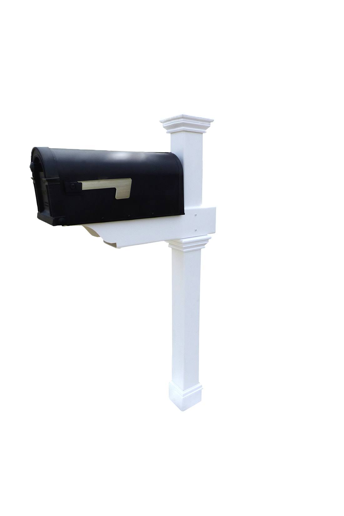 76815ddfacc8846344f2c70439f46608ac4c147bbb833929f6dad667ae3340b4.jpg Zippity Outdoor Products ZP19013 Classica Mailbox Post, White - Image 1