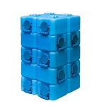 WaterBrick - Stackable Water/Food Container - 3.5 Gallon - Blue