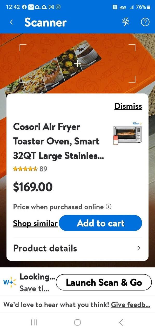 769869eb032afec80d7327918e5836296fe1042acd7d11a2ca085f6eea2143e6.jpg Cosori Smart Air Fryer Toaster Oven, Large 32-quart, Stainless Steel, Silver, cto-r301s-susw - Image 1